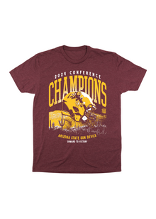  Men's Crew Neck ASU Champs | Heather Maroon - State Forty Eight